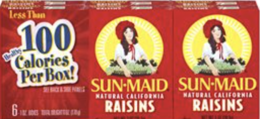 Raisins - 18 ct
