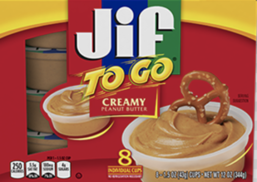 Peanut Butter, Jiff to Go (Individual servings)