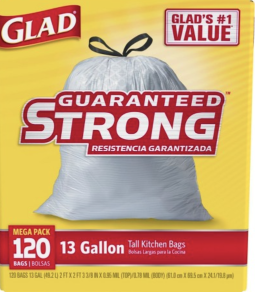 Trash Bags 55 Gal  80 ct
