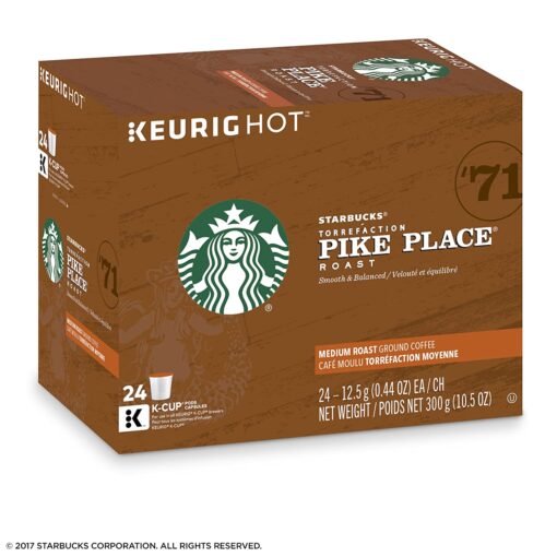 K-Cups Starbucks PikePlace (Med) 72ct