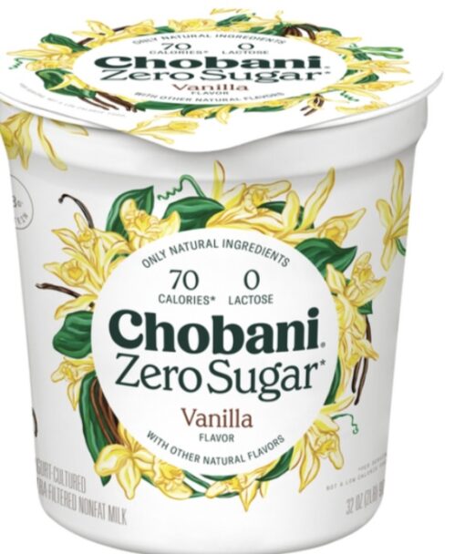 Chobani zero sugar 16ct